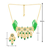 Meher - Noor Mahal Choker necklace, Women Gold Kundan Choker Set