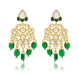 Meher - Shahnoor Long necklace, Women Gold Kundan Long Set