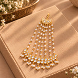 Meher - Roshanara Pasa, Women Gold Pearl Kundan Pasa
