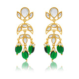 Meher - Gulnaar necklace, Women Gold Kundan Necklace Set