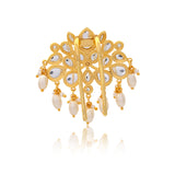 Meher - Nazakat  Hairpin, Women Gold Kundan Juda Pin