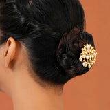 Meher - Nazakat  Hairpin, Women Gold Kundan Juda Pin
