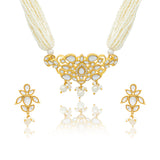 Meher - Nazakat Choker necklace, Women Gold Dori Choker Set