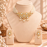 Meher - Nazakat Choker necklace, Women Gold Dori Choker Set