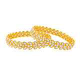 Meher - Sitara Bangle, Women Gold Kundan Openable