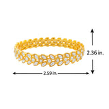Meher - Sitara Bangle, Women Gold Kundan Openable
