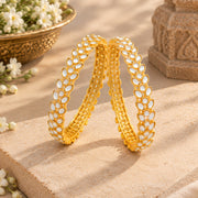 Meher - Sitara Bangle, Women Gold Kundan Openable