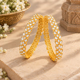 Meher - Sitara Bangle, Women Gold Kundan Openable