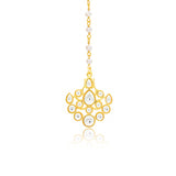 Meher - Mehrab Maangtika, Women Gold Pearl Maang Tikka