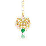 Meher - Gumbad Maangtika, Women Gold Kundan Maang Tikka