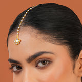 Meher - Naqqashi Maangtika, Women Gold Drop Maang Tikka