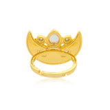 Meher - Dastaan ring, Women Gold Chaand Kundan Ring