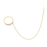 Meher - Naaz Nose ring, Women Gold Kundan Bridal Nath