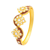 Meher - Zoya Bangle, Women Gold Red Kundan Bangle