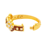 Meher - Zoya Bangle, Women Gold Red Kundan Bangle