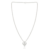 Men Collection Silver Khanda Sikh Symbol Pendant Necklace