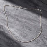 Voylla Twisted Chain for Men – Men Collection Silver Tone Brass Neck Piece | Everyday Classic | Gift for Him