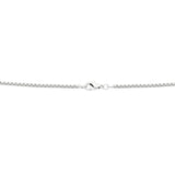 Men Collection Silver Finish Sleek Fine Link Designer Neck Chain for Men with Classic Everyday and Smart Casual Styling