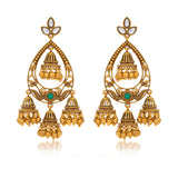 Aaroh - whispering bell jhumki earring ( Women Gold Chandbali Earrings )