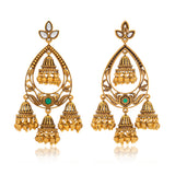 Aaroh - whispering bell jhumki earring ( Women Gold Chandbali Earrings )