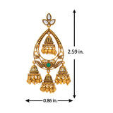 Aaroh - whispering bell jhumki earring ( Women Gold Chandbali Earrings )