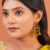 Aaroh - whispering bell jhumki earring ( Women Gold Chandbali Earrings )