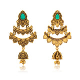 Aaroh - echo bell dangle earring ( Women Gold Dangler Earrings )