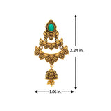 Aaroh - echo bell dangle earring ( Women Gold Dangler Earrings )