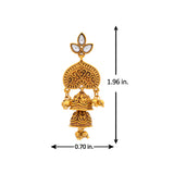 Aaroh - gunjan dangle earring ( Women Gold Kundan Dangler )