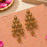 Aaroh - laya dangle earring ( Women Gold Tiered Danglers )