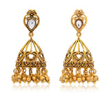 Aaroh - tarang jhumki earring ( Women Gold Kundan Jhumki Danglers )