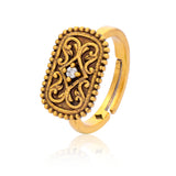 Aaroh - goonj ring ( Women Gold Adjustable Ring )