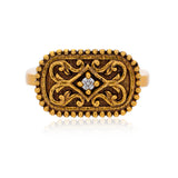 Aaroh - goonj ring ( Women Gold Adjustable Ring )