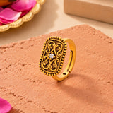 Aaroh - goonj ring ( Women Gold Adjustable Ring )