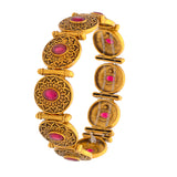 Aaroh - echo halo bracelet ( Women Gold Toned Bracelet )
