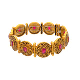 Aaroh - echo halo bracelet ( Women Gold Toned Bracelet )