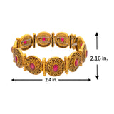 Aaroh - echo halo bracelet ( Women Gold Toned Bracelet )