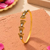 Aaroh - little bell cuff bracelet ( Women Gold Jaali Cuff Bracele )