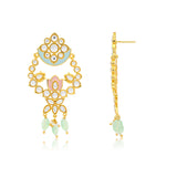 Meher - Nazm Chandbali Earring, Women Gold Chandbali Earrings