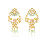 Meher - Nazm Chandbali Earring, Women Gold Chandbali Earrings