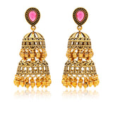 Aaroh - moon echo collar necklace set ( Women Gold Collar Necklace Set )