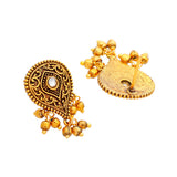 Aaroh - golden tinkle choker necklace set ( Women Gold Kundan Choker Set )