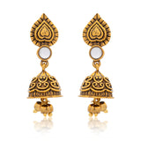 Aaroh - tiny bells short necklace set ( Women Gold Kundan Necklace Set )
