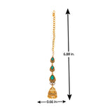 Aaroh - mystic chime jhumki earring ( Women Gold Kaan Chain Jhumki )