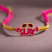 Slay Swag Designer Brass Rakhi For Brother