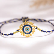 Royal Nazar Designer Evil Eye Brass Rakhi For Brother