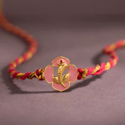 Divine Ganesha Designer Brass Rakhi For Brother