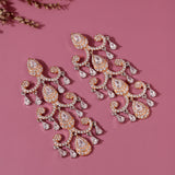 Royal Romance Elsa Rose Gold  Statement Earrings