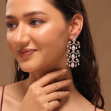 Royal Romance Elsa Rose Gold  Statement Earrings