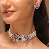 Royal Romance Noorie Midnight Statement Choker Set